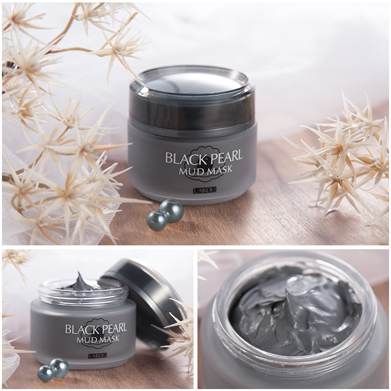 Cross-border Laicome Black Pearl Mask Mud 85g Hydrating, Moisturizing and pore-cleaning factory in stock, one-piece consignment Specification drawing