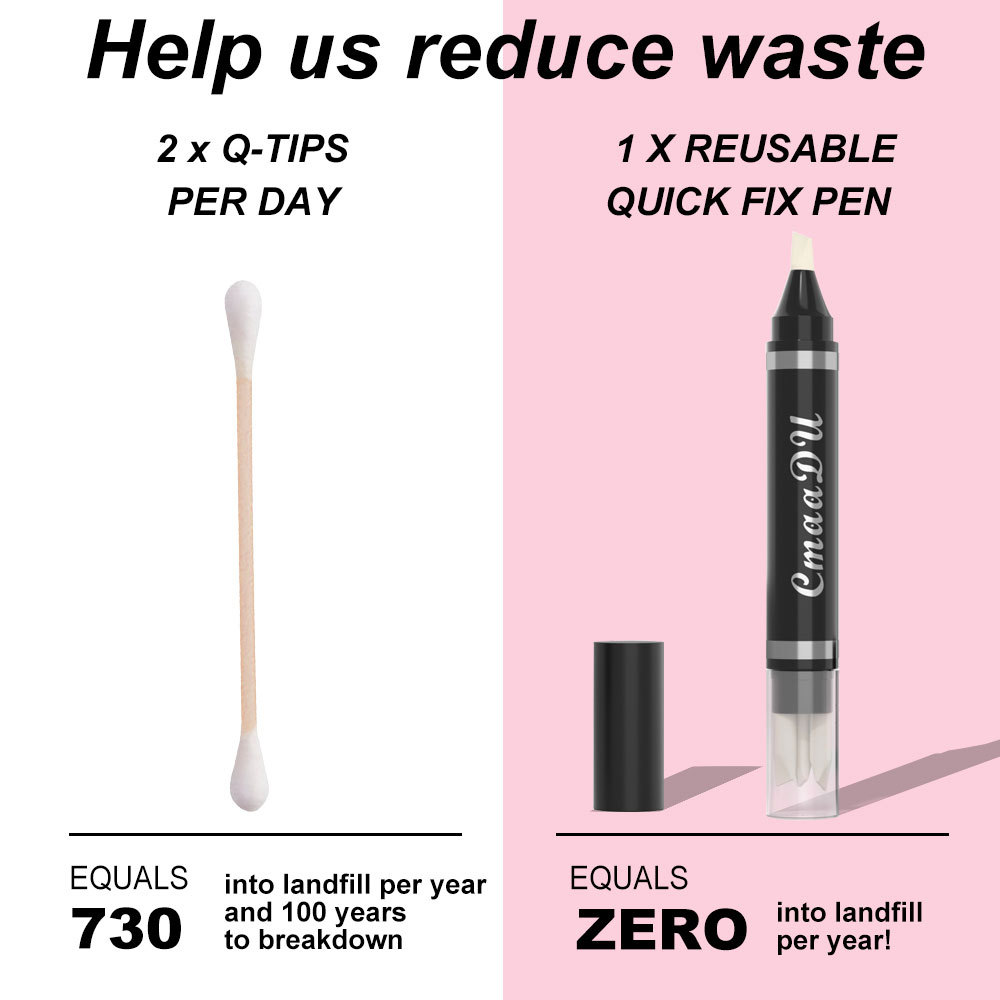 Check it out! Link Disclaimer - Exclusive for Foreign trade :CmaaDu Eyeliner Repair Makeup Remover Pen Application Scenario