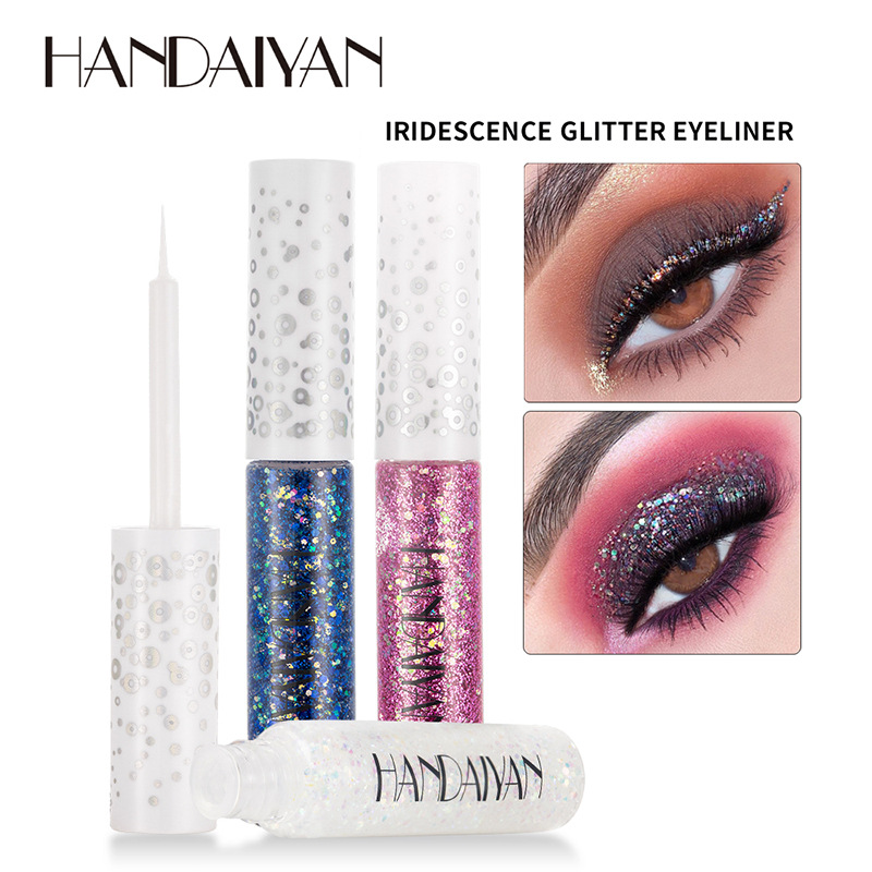 Cross-border bestseller HANDAIYAN stage makeup performance glitter eyeliner Pen Iridesy Eyeshadow eyeliner Liquid Specification drawing
