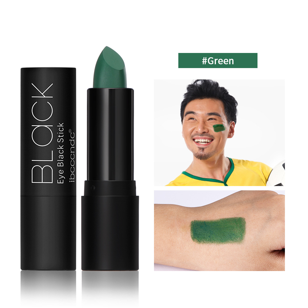 ibcccndc Black Painting Cream Black Lipstick Lip Balm Eye Black Stick Halloween Facial Color Application Scenario