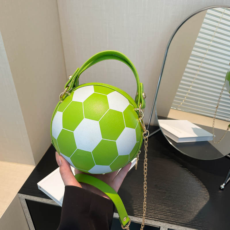Cross-border bags, women's Instagram personalized basketball bags, new versatile single-shoulder crossbody bags, Korean-style small round bags for women full figure