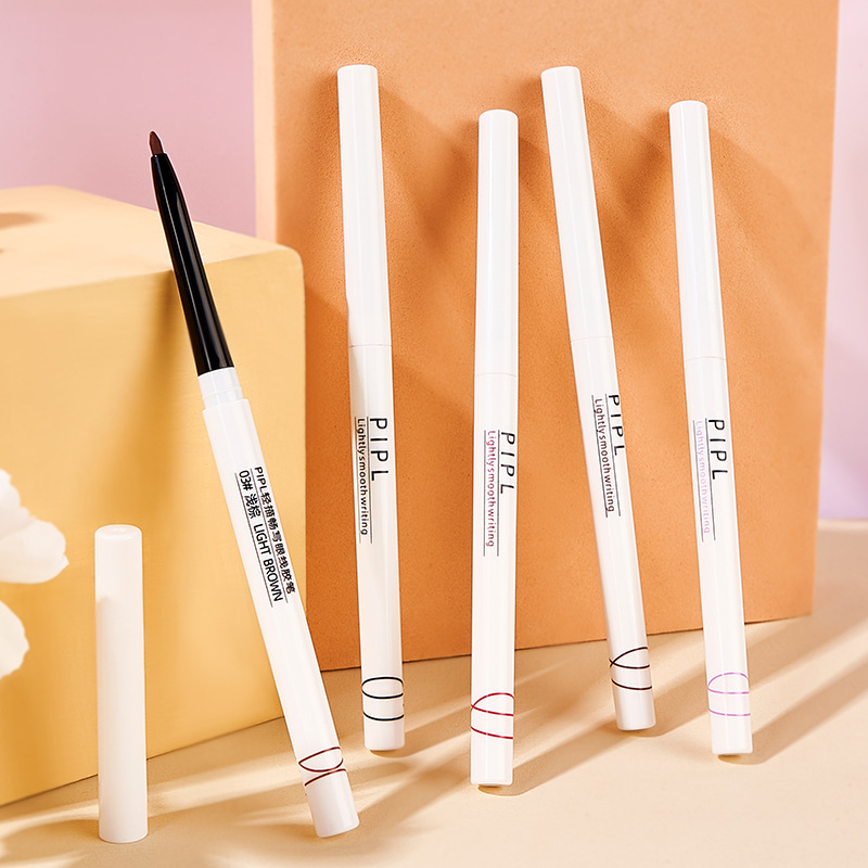 PIPL eyeliner gel pen is waterproof, does not smudge makeup, and does not stain sweat oil. It is extremely fine and suitable for beginners and students. It is a colored eyeliner pen for cross-border use details Picture