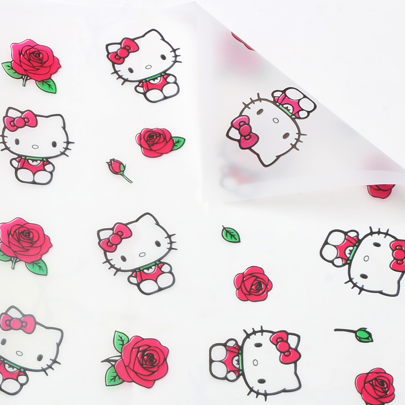 High-end rose kt fresh flower packaging, Ouya paper, light luxury plastic film, high-end gift, luxury waterproof flower bouquet wrapping, flower paper for foreign trade wholesale pic 6