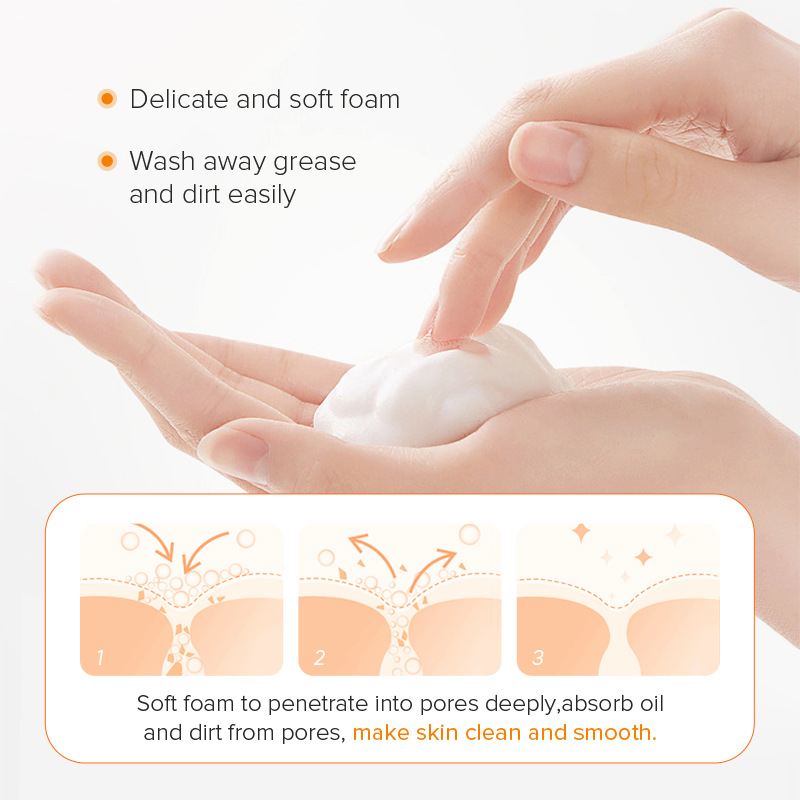 LAIKOU Vitamin C Facial Cleanser 40g (Tube) Skin care facial Cleanser one-piece consignment manufacturer Specification drawing