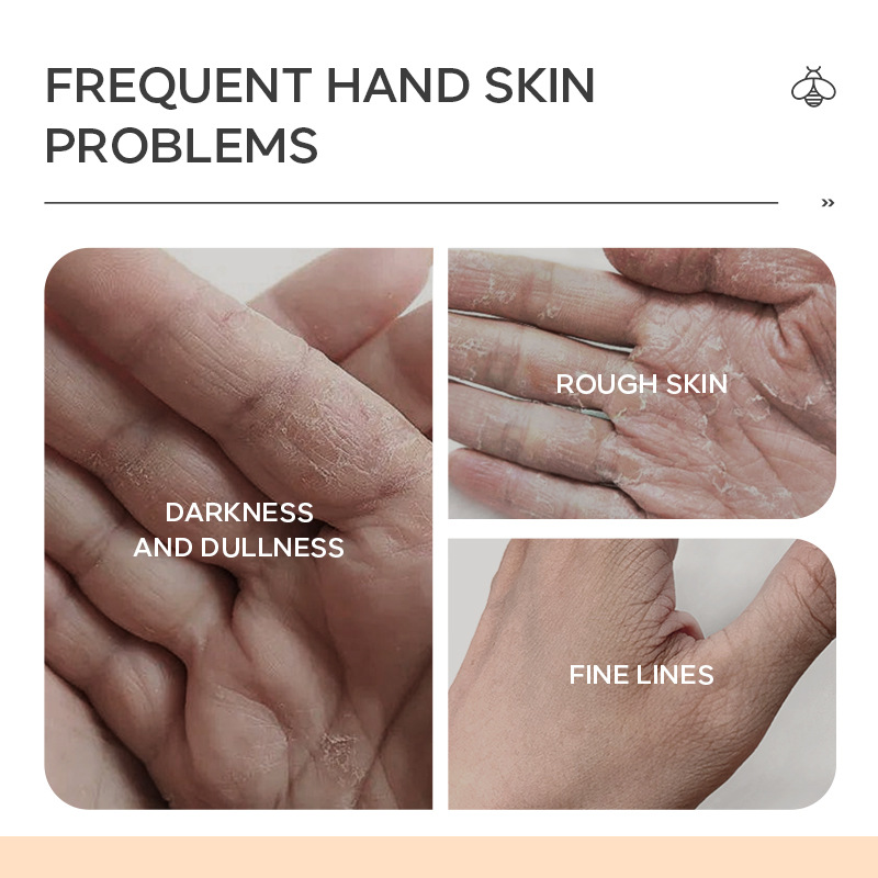 Cross-border QUIYUM milk Honey Hand Wax 50g Moisturizing, hydrating and hydrating hand care skin care products in stock from the manufacturer details Picture