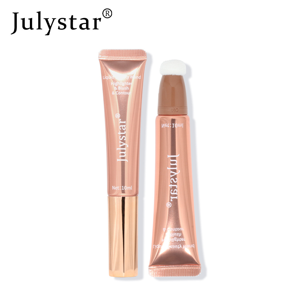 Cross-border liquid blush Highlighter contouring pen Pearlescent fine Shimmering matte beauty stick Natural brightening cushion Blush stick Item Picture