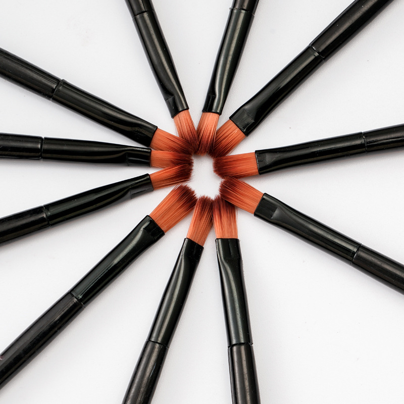 Manufacturer's in-stock single eyeshadow brushes, smudging brushes, eye brushes, beginner makeup brushes, cross-border beauty tools wholesale Specification drawing