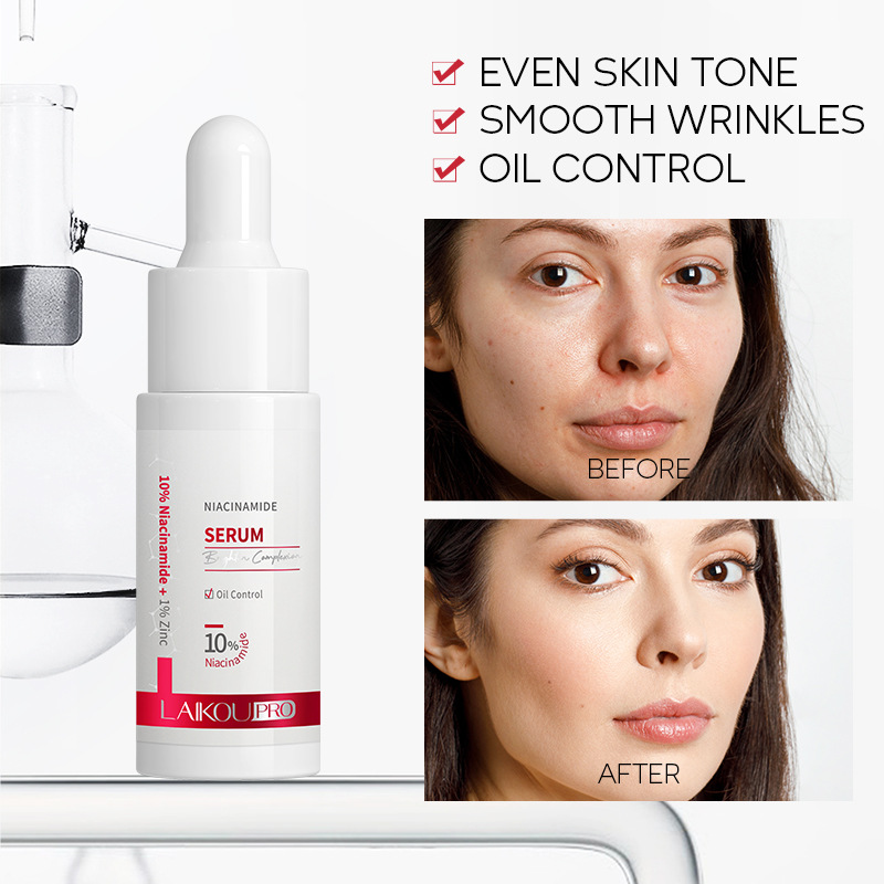 The cross-border new product, Laikou PRO Niacinamide Brightening and Hydrating Essence 17ml, is available from a skincare and cosmetic manufacturer full figure