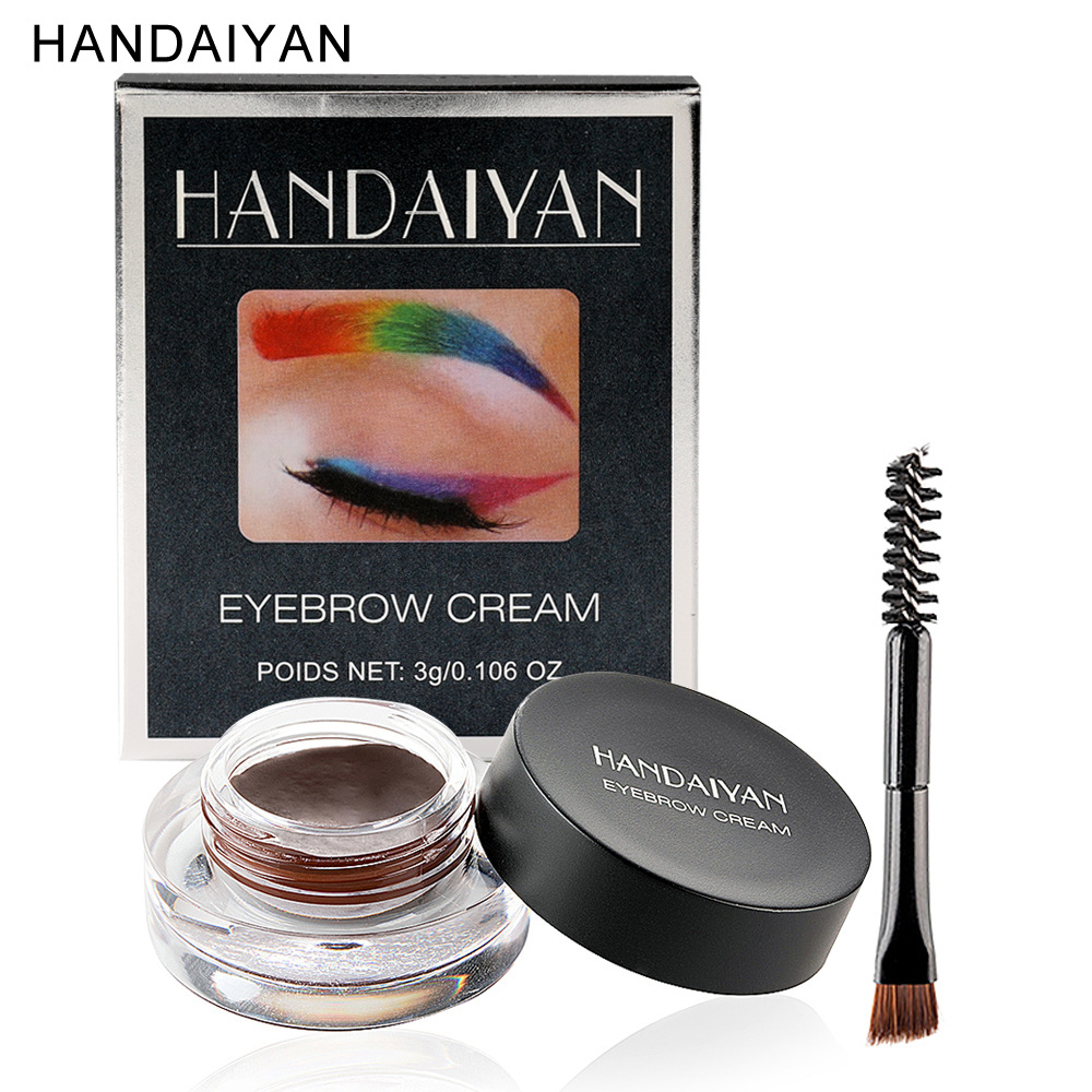 handaiyan Cross-border 12-color Eyebrow Dye for anti-dizziness and long-lasting light eyebrows, a special colored eyebrow dye for cos in Europe and America Item Picture