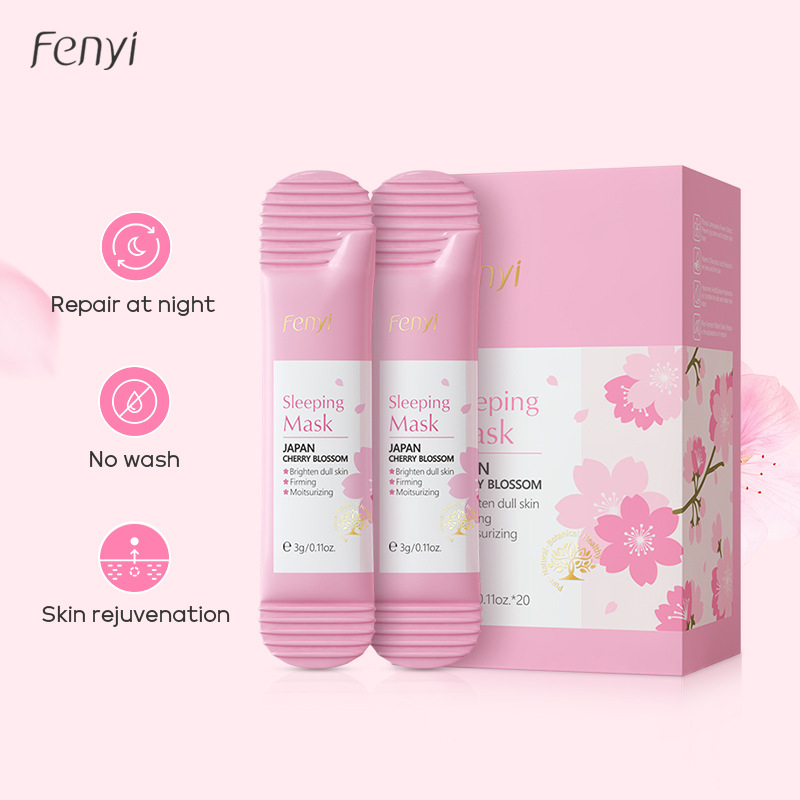 FENYI Cherry Blossom Sleep Mask Box 3g*20 Shopee AliExpress Supply manufacturer wholesale supply full figure