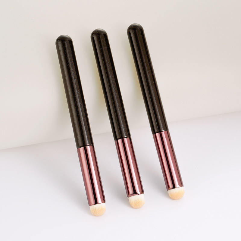Round-head lip brush, beauty brush, round-head brush, lipstick, smudging brush, concealer brush, portable lip makeup brush manufacturer wholesale Specification drawing