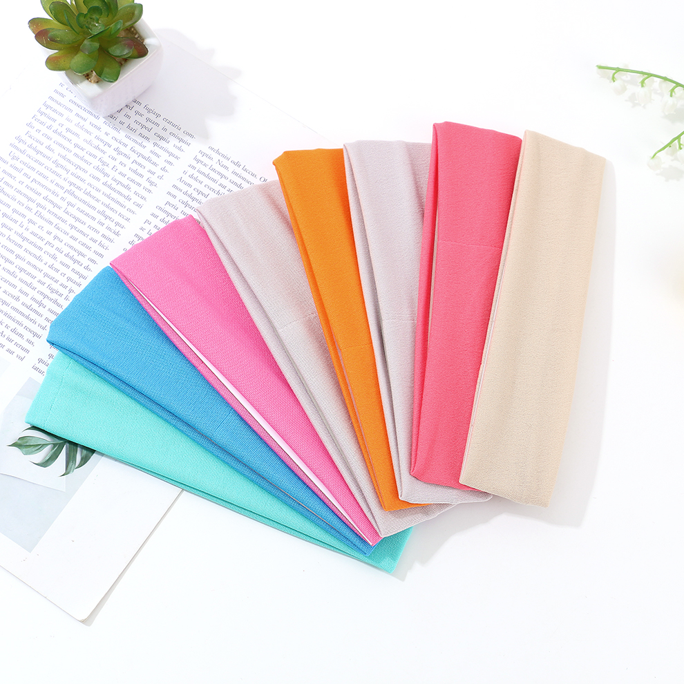 多彩弹力发绳不伤发桶装韩版高弹力皮筋好质量流行头饰尼龙发带牛奶丝头带发饰运动发带