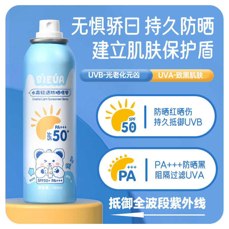Royal Baby Sunscreen Spray Summer UV Protection Physical Sun Protection Isolation Sunburn full figure