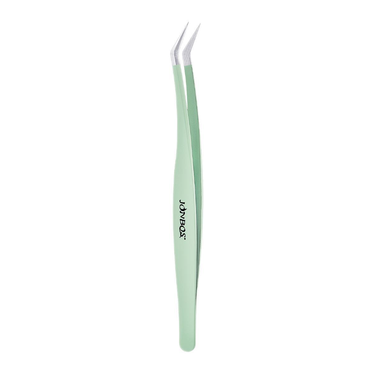 JONBOS false eyelash tweezers, eyelash extension tweezers, beginner's tools, Golden Feather Tweezers, specially designed for eyelash extensions Item Picture