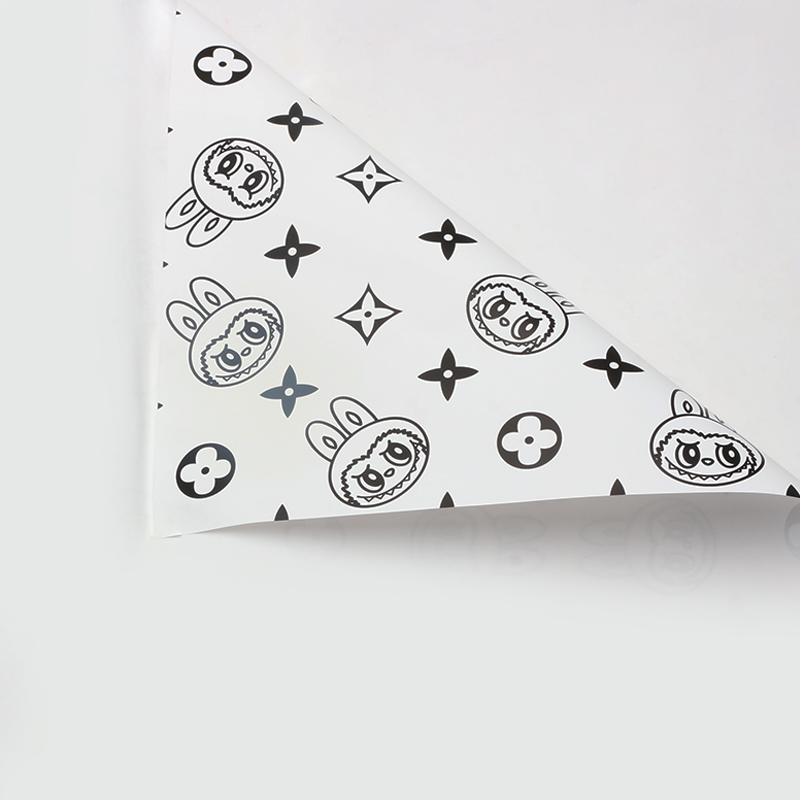  大牌LBB鲜花包装欧雅纸轻奢塑料膜高级感礼物奢侈品防水花束包花纸外贸批发详情7