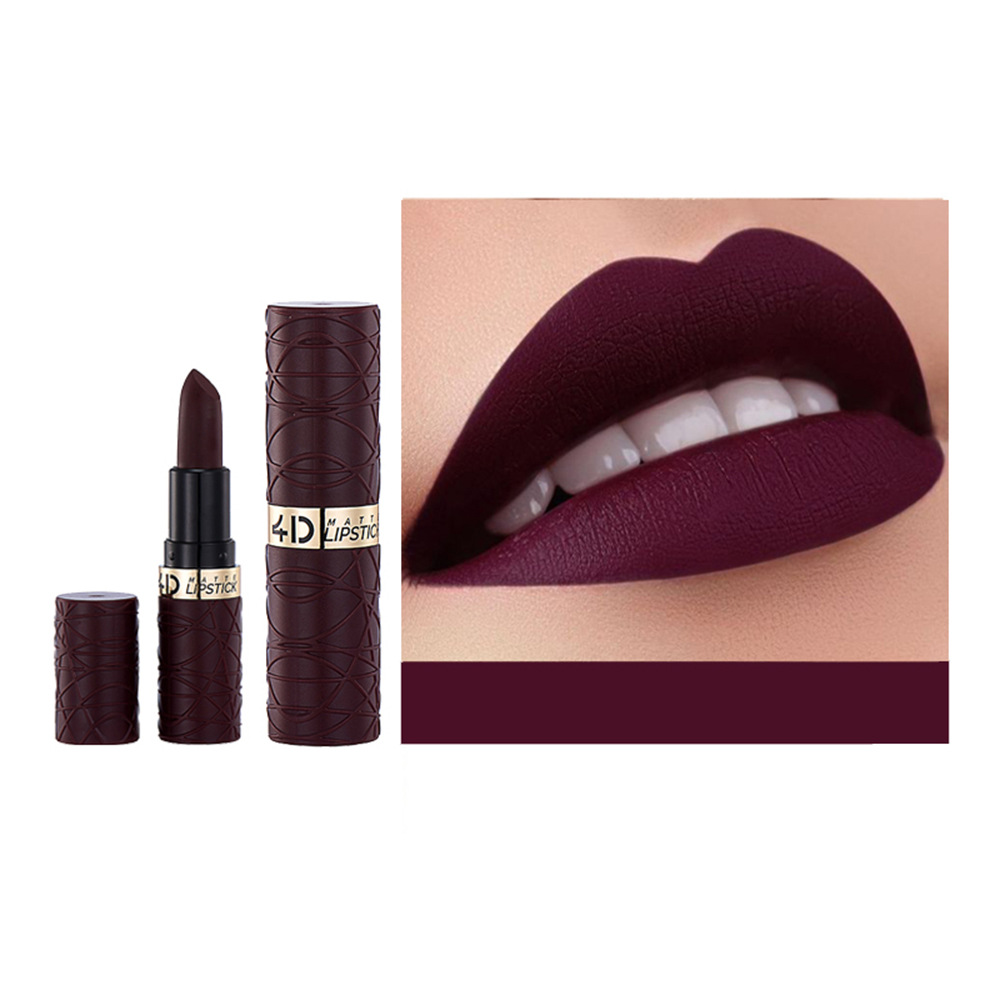 6-piece matte lipstick, cross-border lip makeup, Aunt Red, easy to apply, export lip gloss set, not easy to smudge Application Scenario