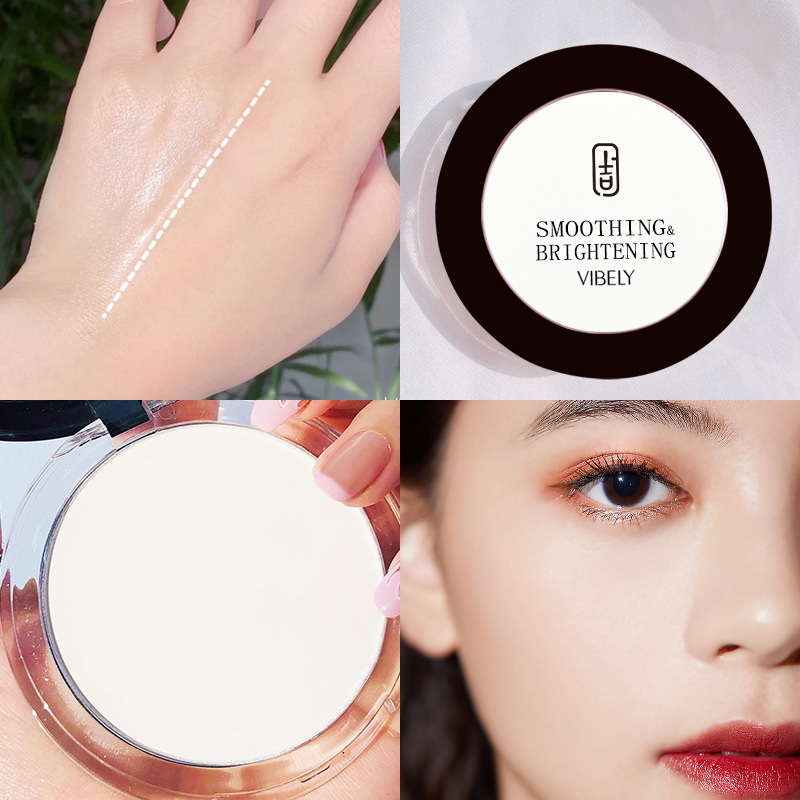 VIBELY setting Powder, high appearance level, concealer, brightening, oil-control, long-lasting, sweat-proof and non-smudge setting powder puff Application Scenario