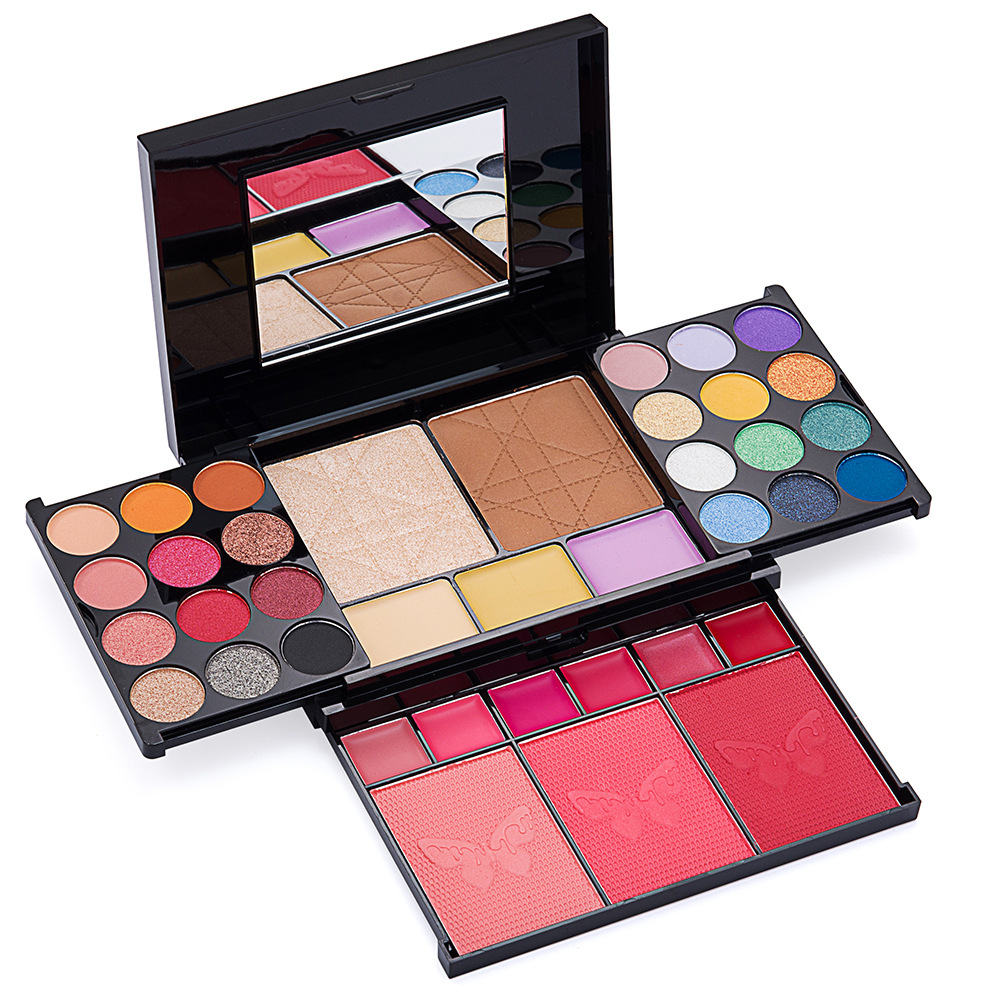 MISS YOUNG's new 38-color eyeshadow palette, contouring blush, lip gloss and makeup set, cross-border e-commerce for foreign trade beauty products full figure