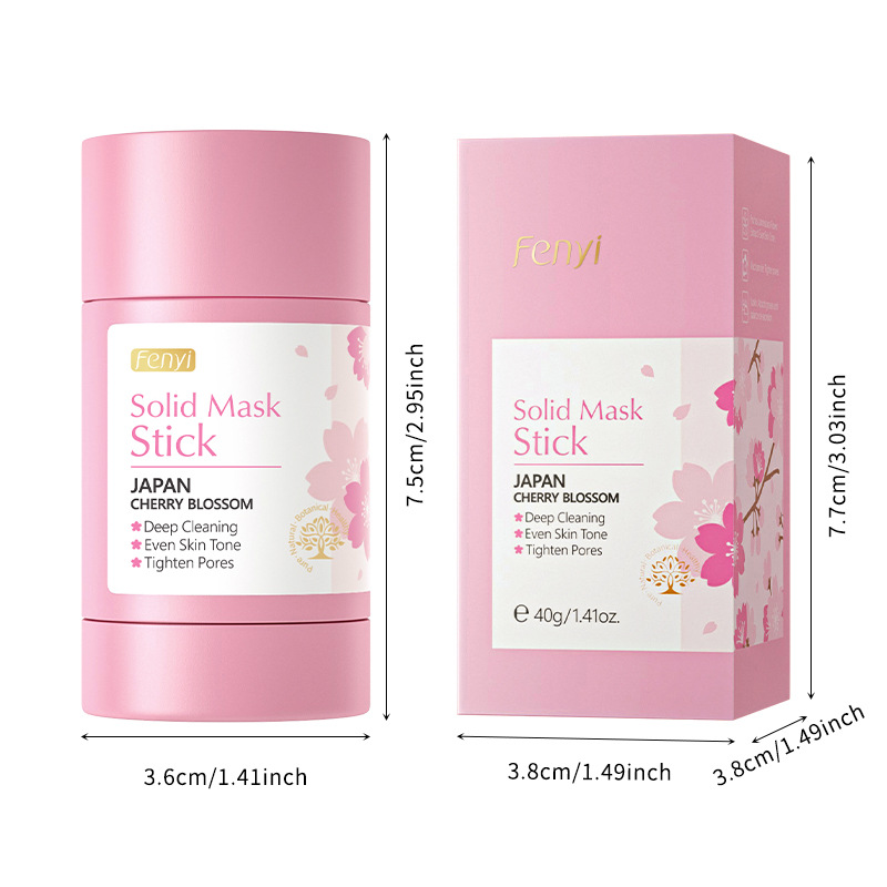 Cross-border fenyi Cherry Blossom solid Mask Stick application type mask for pore cleansing, hydration and moisturizing manufacturer wholesale Item Picture