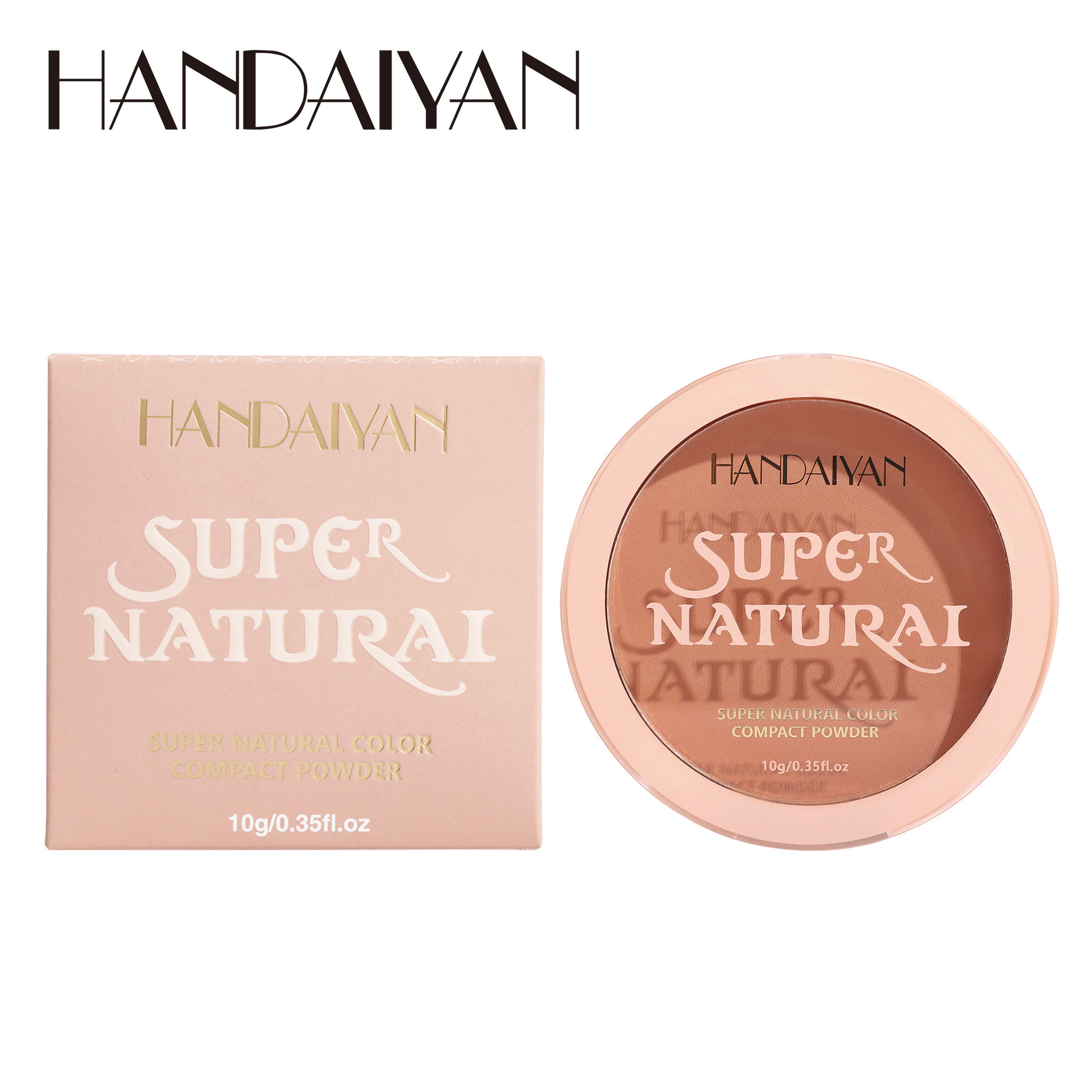 Cross-border setting powder compact: Oil-resistant, waterproof, long-lasting handaiyan, concealer, no powder sticking, no makeup peeling, setting loose powder Item Picture