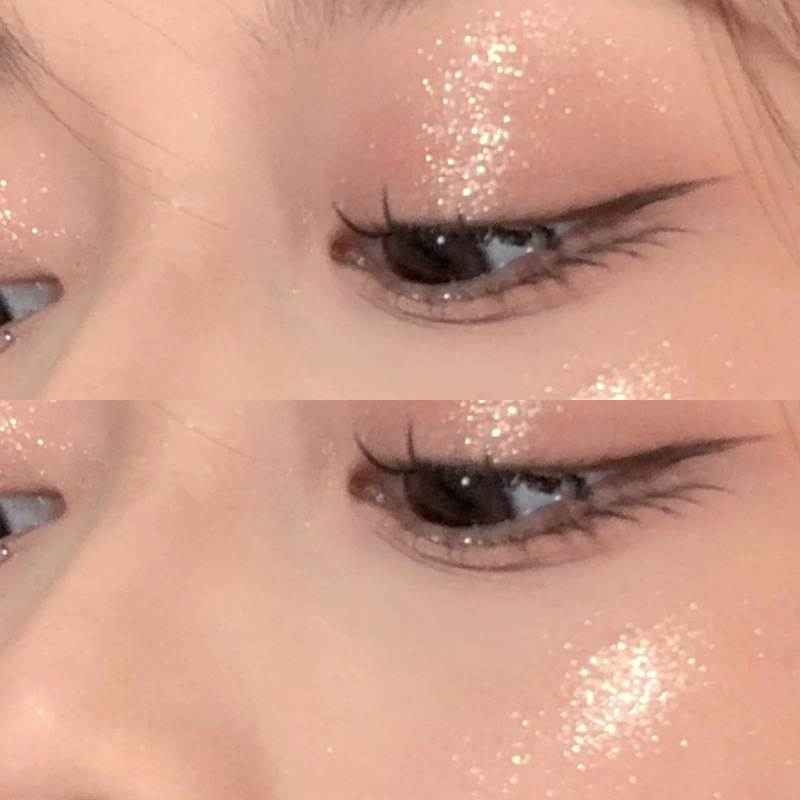 xixi Light Bulb Project Single-color Eyeshadow ins Earth Pearlescent Nude Makeup beginner long-lasting affordable Eyeshadow without smudging Application Scenario