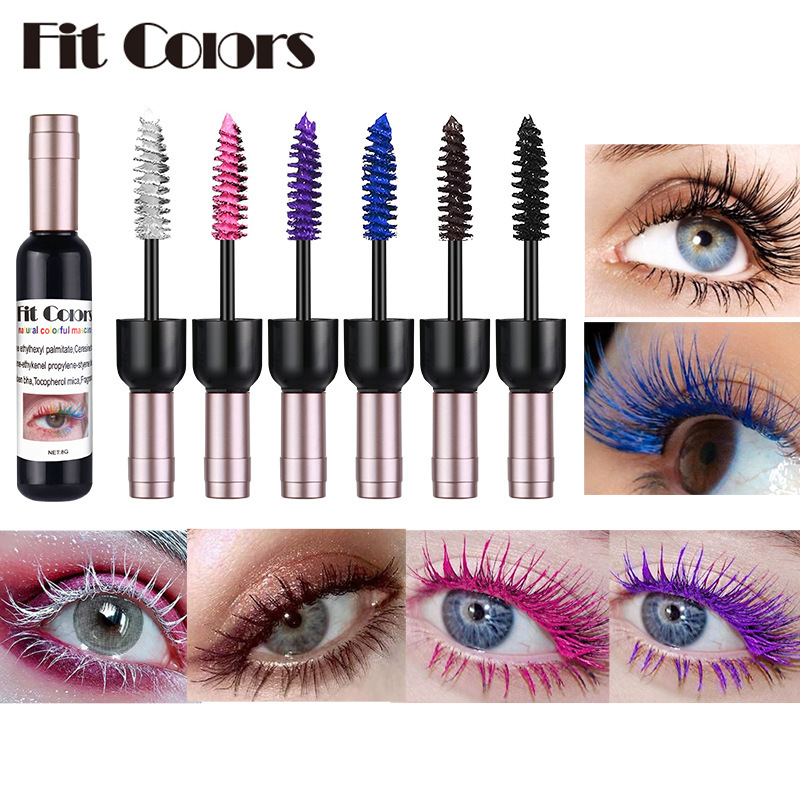 Fit Colors Mascara for Halloween and Christmas stage cos Slender and thick red wine bottles in 6 colors to choose from full figure
