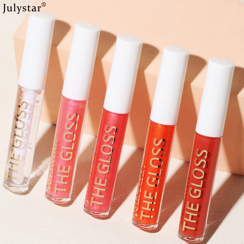 Cross-border makeup long-lasting moisturizing transparent nourishing lip gloss, European and American water light mirror brightening lip gloss and lip oil wholesale for export Specification drawing