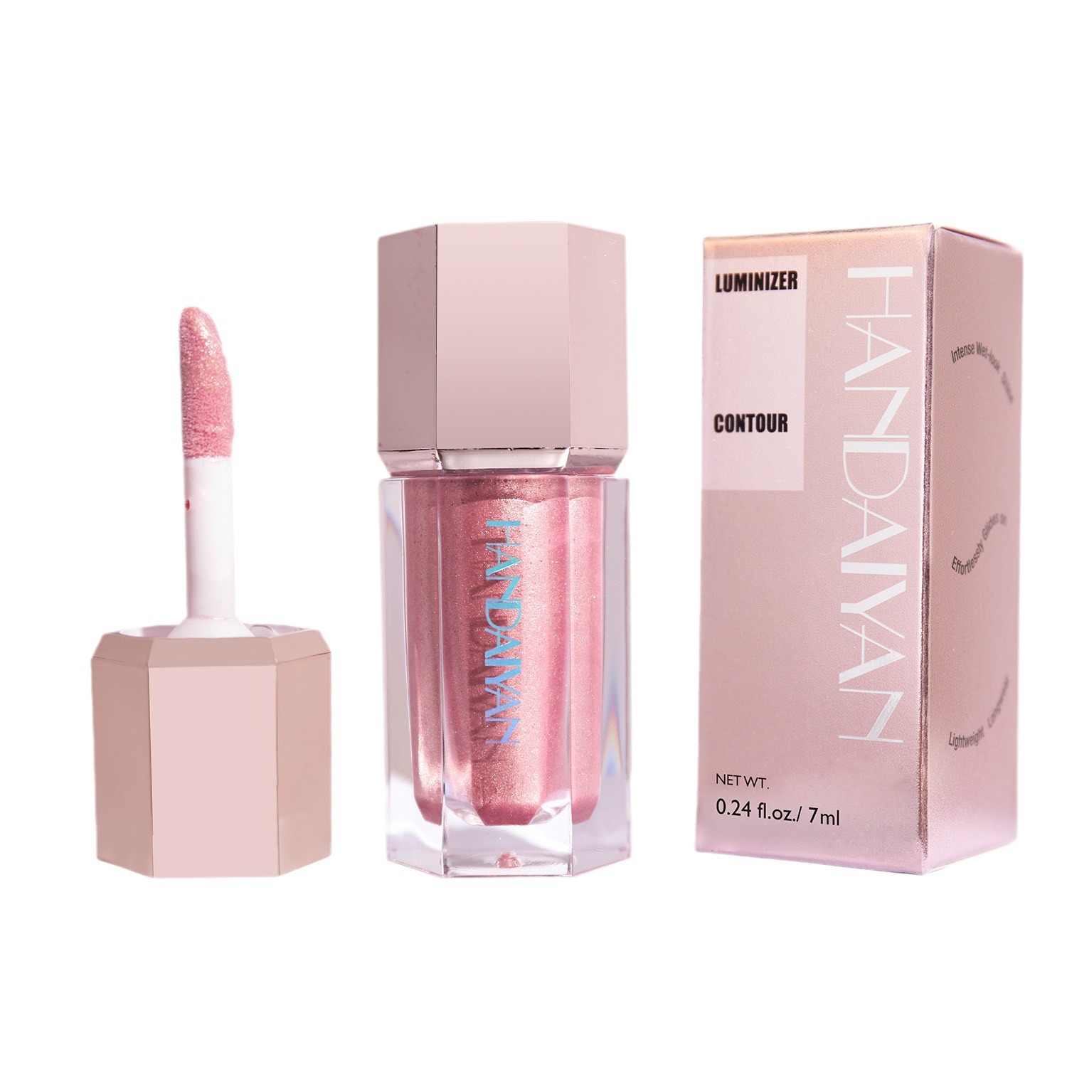 handaiyan Highlighter Contouring Liquid, Han Daiyan Facial Shadow Pearl Brightening Liquid, Cross-border Eyeshadow Liquid from Europe and America Item Picture