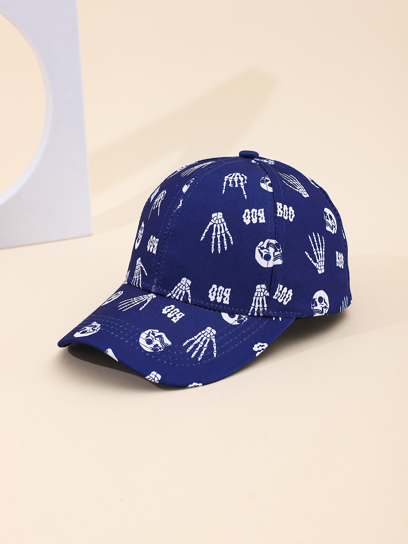 Spring and summer cross-border European and American best-selling wheeled hand-printed baseball caps, outdoor travel sun protection and shading adult baseball caps, adjustable for foreign trade details Picture