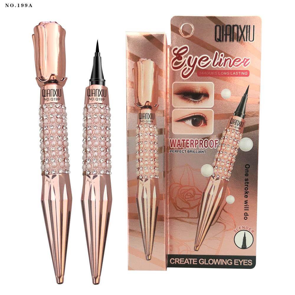 QIANXIU Cross-border Makeup Queen, Scepter non-smudging Eyeliner Liquid Pen, a best-selling product in Europe and America, waterproof and long-lasting eyeliner pen Item Picture
