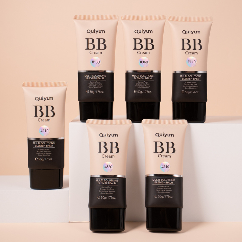 Cross-border QUIYUM BB Cream 50g (tube) TEMU style concealer and non-smudging cosmetics manufacturer wholesale full figure