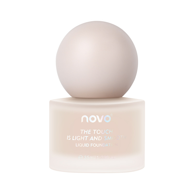 NOVO Small Round Cap Perfect Softening Foundation, oil-control, Moisturizing, long-lasting Concealing, no smudge, Water-resistant and sweat-proof BB Cream Item Picture