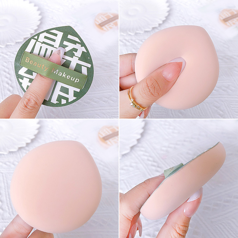 Large water drop 100mm XL cotton candy powder puff, super soft and snug, dry and wet dual-purpose, super large air cushion powder puff Specification drawing