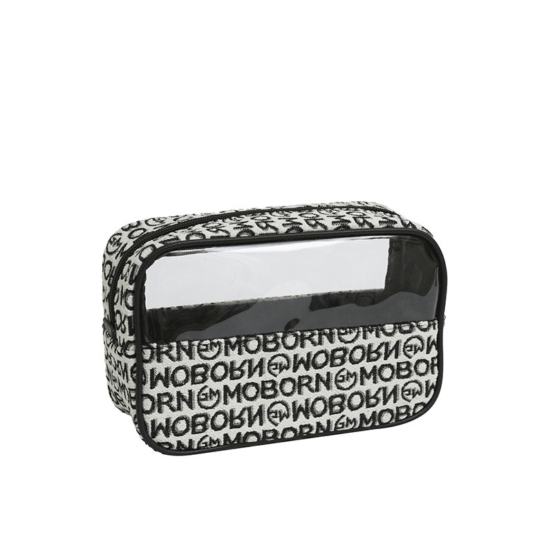 The makeup and toiletries bag can enhance the appearance level. The transparent PVC makeup box is portable and has a large capacity Item Picture