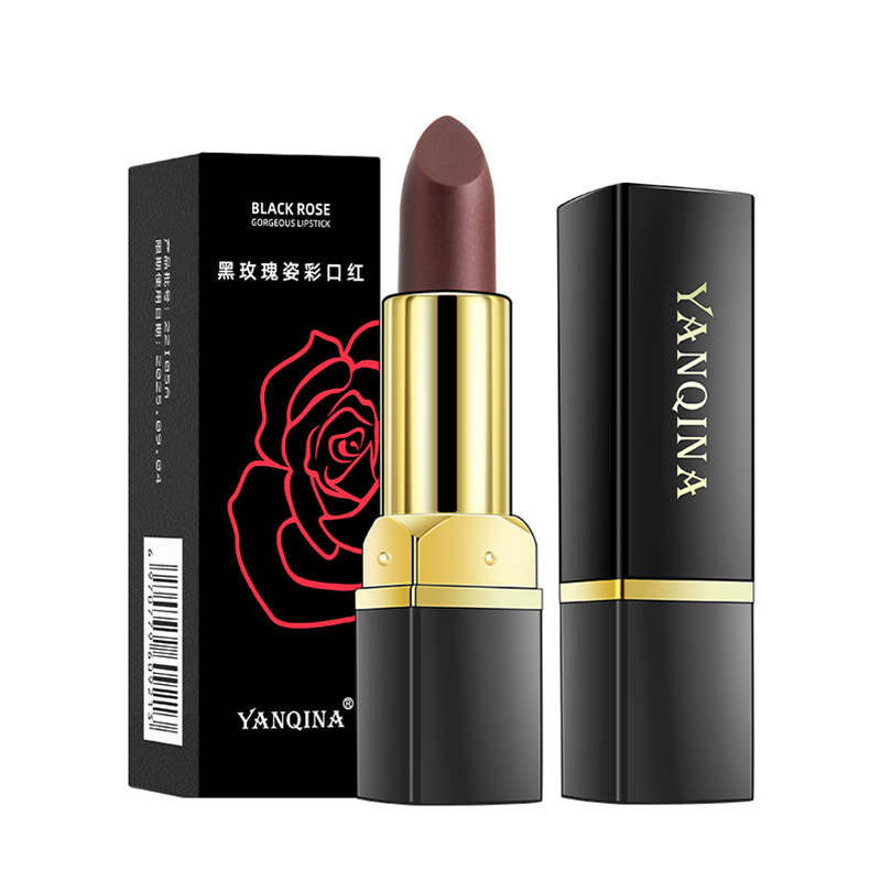 YANQINA Yanqina Black Rose Lipstick, a temperature-sensitive gradient lipstick that maintains makeup and color, is moisturizing and color-changing Item Picture
