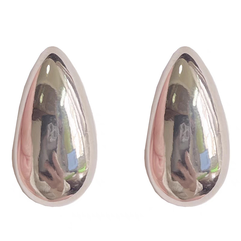 Cold and cool silver earrings for women, 2024 new, niche design sense earrings, high-end ear studs, stylish and elegant earrings Item Picture