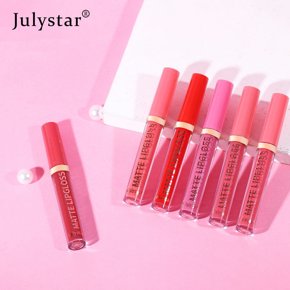 Cross-border e-commerce matte lip gloss, matte lipstick, non-stick and non-fading lip gloss, genuine lip gloss, wholesale best-selling cosmetics supply Specification drawing