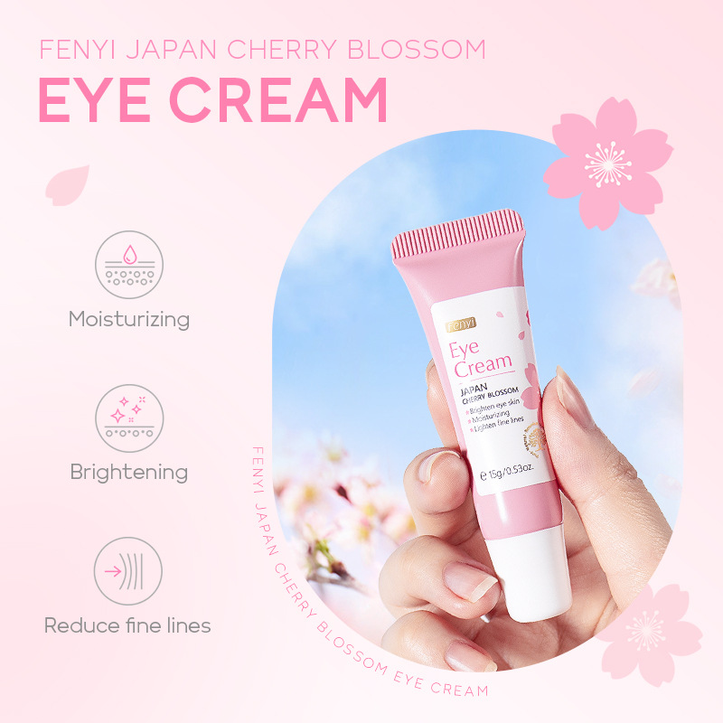 FENYI Cherry Blossom Essence Eye Cream 15g Moisturizes the eye area, hydrates and moisturizes the eyes, and cares for beautiful skin full figure