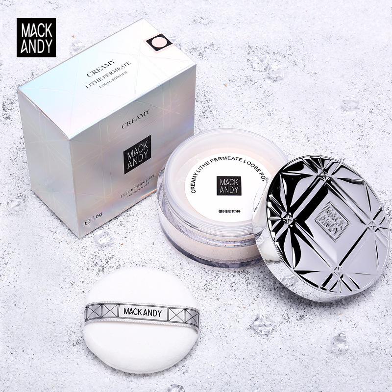 Marco Andy loose powder and setting powder, large capacity, no smudging, no sticking powder, loose powder, waterproof and sweat-proof, setting powder, affordable for students details Picture