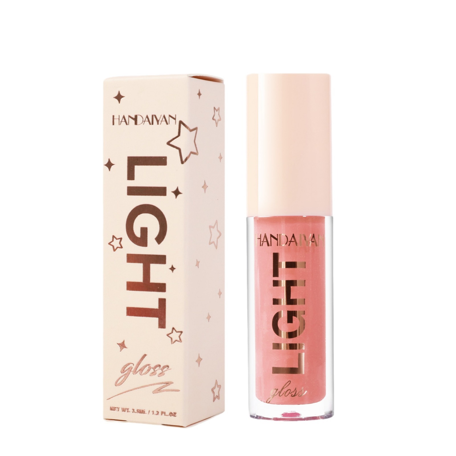 Cross-border Lip Gloss Moisturizing and Nourishing Lip Gloss handaiyan Long-lasting Water Light Lip Gloss Mirror Dyeing Lip Liquid Plumping Lip Gloss Item Picture