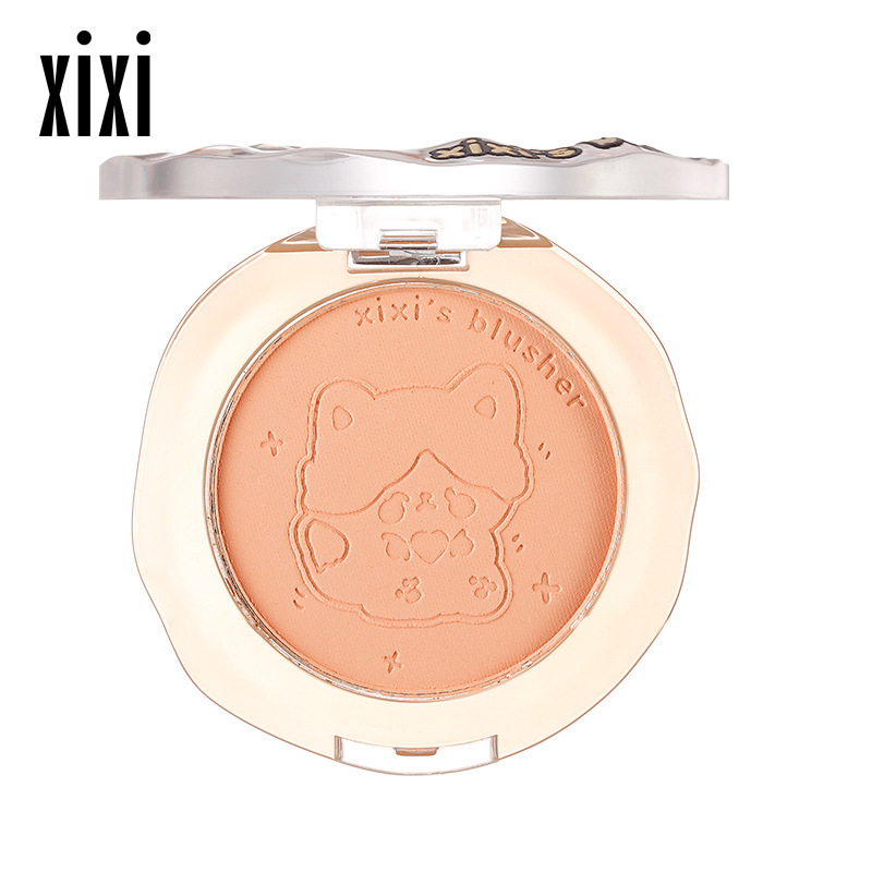xixi single-color blush, pure and elegant atmosphere, blush purple, puffed color, matte peach, natural brightening, contouring, student rouge Item Picture