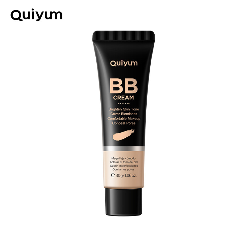 Cross-border temu version QUIYUM BB Cream 30g (Tube) Hydrating, concealing and non-smugging skin beauty cosmetic full figure