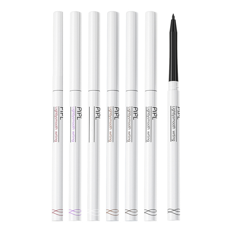 PIPL eyeliner gel pen is waterproof, does not smudge makeup, and does not stain sweat oil. It is extremely fine and suitable for beginners and students. It is a colored eyeliner pen for cross-border use Item Picture