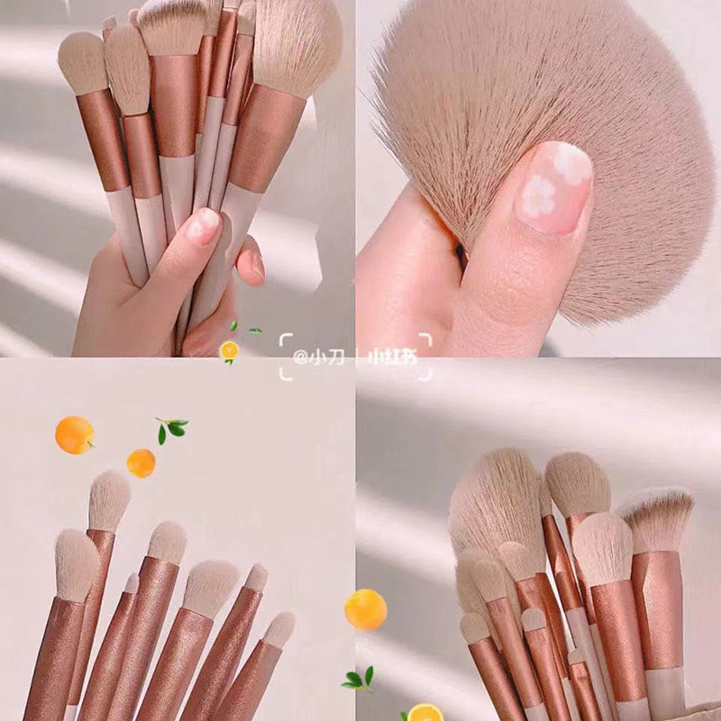 13-piece Sijiqing makeup brush set, portable loose powder brush, concealer brush, blush set brush, complete set of beauty tools wholesale details Picture
