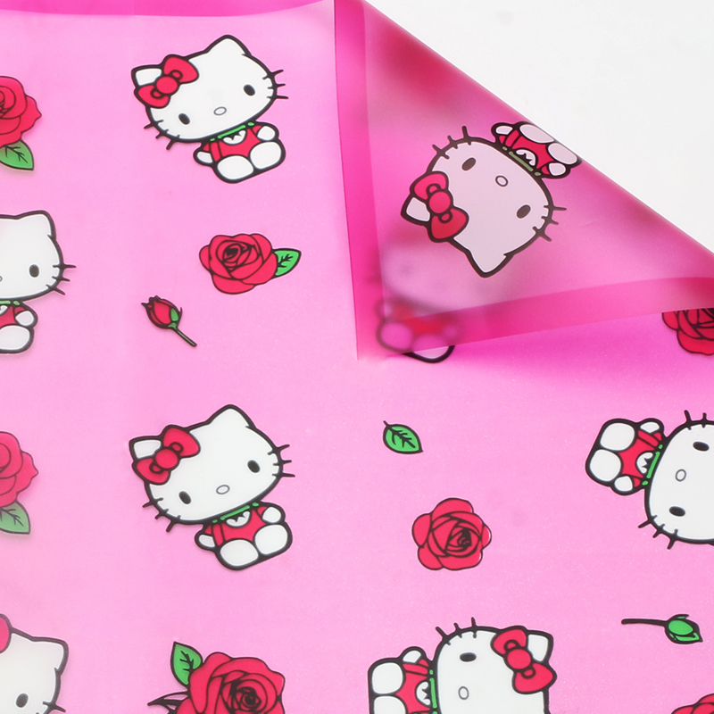 High-end rose kt fresh flower packaging, Ouya paper, light luxury plastic film, high-end gift, luxury waterproof flower bouquet wrapping, flower paper for foreign trade wholesale pic 2