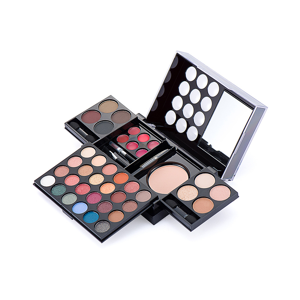 MissYoung Makeup Set Cross-border Exclusive beauty multi-color eyeshadow, lip gloss and eyebrow powder combination set Specification drawing