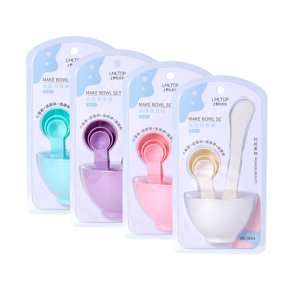 LMLTOP DIY Mask Bowl Tool Set, mask mixing spoon, mask bowl stick, Your best choice for homemade mask tools Item Picture