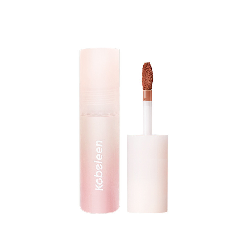 kobeleen lip gloss with velvet matte finish, does not fade and does not stick to cups. Nude lip gloss for students Item Picture