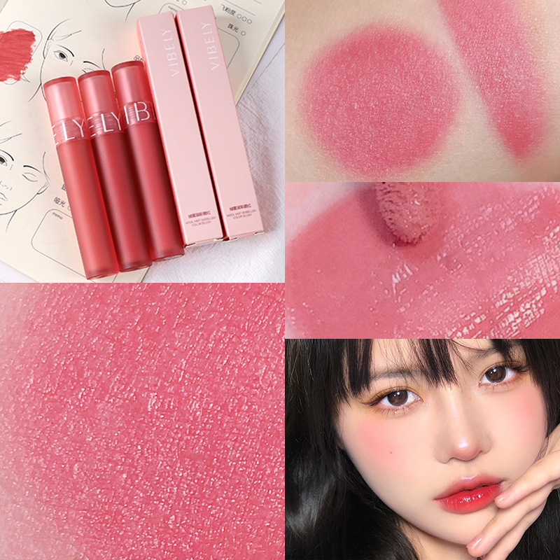 VIBELY Nude Natural Hydrating Liquid Blush Cross-border Single Color Slightly tipsy Long-lasting Color Liquid Blush Eyeshadow full figure
