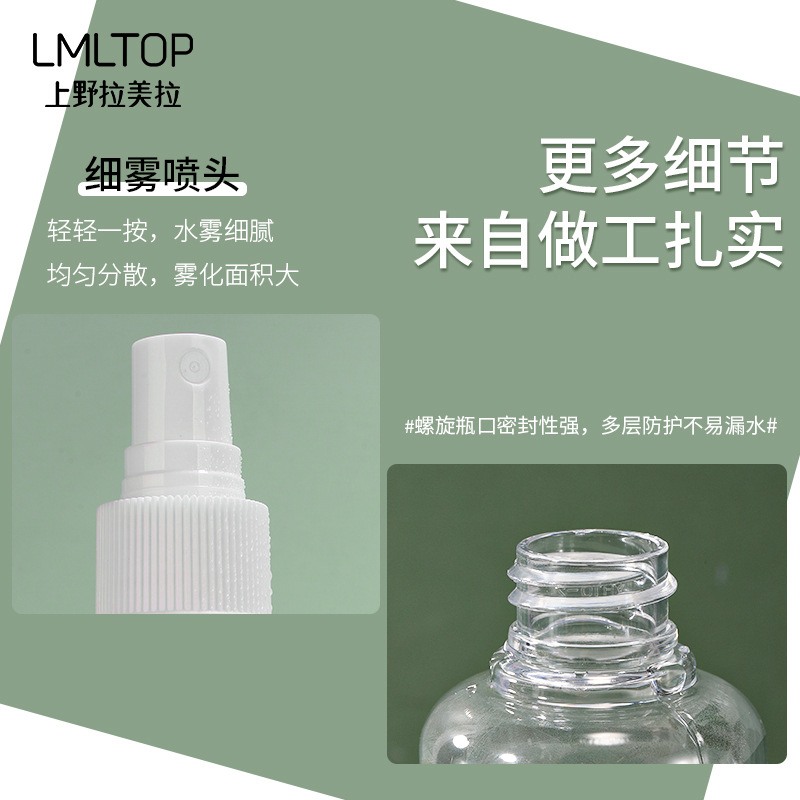 LMLTOP Cartoon Travel Set Bottle 6-piece 75ml Lotion bottle, Spray bottle, Cosmetic Sub-bottle SY1039 Application Scenario